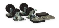 4AAH5 Mobility Kit, (4) 3 In Casters &amp; Hardware