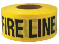 4ACD5 Barricade Tape, Yellow/Black, 1000ft x 3In