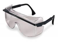 4BC01 Safety Glasses, Gray, Scratch-Resistant