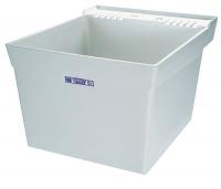 4ARZ2 Laundry Tub, Thermoplastic, 24x20x34 In
