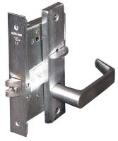 4AXU9 Heavy Duty Mortise Lockset, Lever, Rhodes