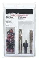 4AXY7 Thread Repair Kit, 7/16-14, 23 Pcs, w/Tools