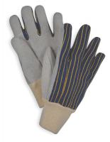 4NHD8 Leather Gloves, Blue/Gray, XL, PR