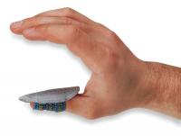 4AZC9 Thumb Guard, Split Leather, L, PK10