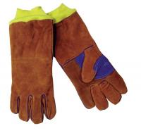 4AZH3 Welding Gloves, Stick, L, 14 In. L, Wing, PR