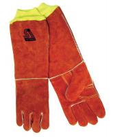 4AZH4 Welding Gloves, Stick, L, Wing, 18 In. L, PR