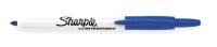 4AZL8 Permanent Marker, Fine, Blue, PK12