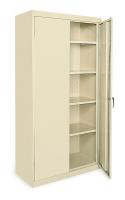 4BB69 Storage Cabinet, Welded, Beige