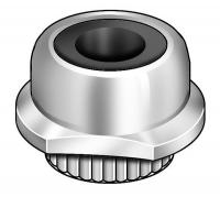 4CAF5 Captive Locknut, Zinc, 4-40, Pk 10