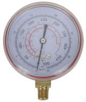 4CFD2 Gauge, Refrigeration, 2 1/2 In, 500 Psi