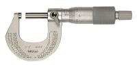 4CGA2 Micrometer, 0-1 In, 0.0001 In, Satin