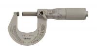 4CGA3 Micrometer, 0-1 In, 0.0001 In, Friction