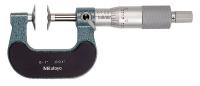 4CGF1 Disk Micrometer, 0-1 In, 0.001 In, Ratchet