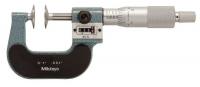 4CGF5 Digital Disk Micrometer, 0-1 In, 0.001 In