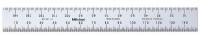 4CGU9 Steel Rule, 150 x 19mm, 1mm, 0.5mm
