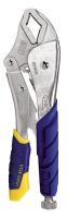 4CHU6 Fast Release Locking Plier, 10 In, Curved