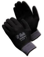 4CJL8 Coated Gloves, S, Black/Gray, PR