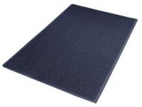 4CKK5 Outdoor Mat, Backed, 3 x 5 Ft., Navy Blue