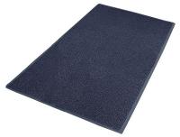 4CKL1 Outdoor Mat, Backed, 4 x 6 Ft., Navy Blue