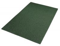 4CKL4 Outdoor Mat, Unbacked, 3 x 5 Ft., Green