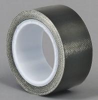 15D554 Antistatic Tape, 2 In x 5 yd, 7 mil, Black