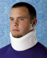 4CMY9 Cervical Collar, Soft Foam, White, S