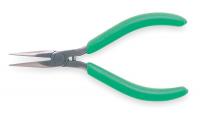 4CP39 Long Nose Plier, Thin, 5 1/2 In, Serrated