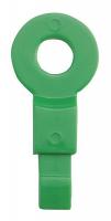 4CPV2 Fill Point ID Washer, 1/8 NPT, Green, Pk 6