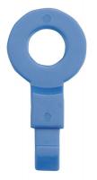 4CPV9 Fill Point ID Washer, 1/4 NPT, Blue, Pk 6