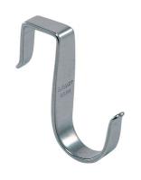 4CRW6 Coat and Garment Hook, Over Door, 304 SS