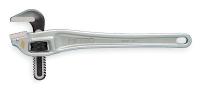 4CW45 Offset Pipe Wrench, Aluminum, 18 in. L