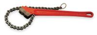 4CW48 Chain Wrench, 17-1/2 In. L, Alloy Steel