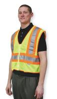 4CWC5 Flame Resist Hi Vis Vest, Class2, 3XL, Lime