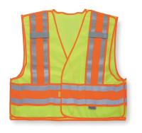4CWD4 High Visibility Vest, Class 2, M, Lime