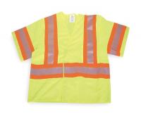 4CWF9 Cool Dry Hi Vis Vest, Class 3, XL, Lime