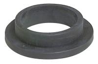 4CWN6 Spud Gasket, Toilet, 1 1/4 In, Black