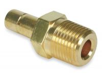 4CXY4 Male Adapter, A-LOK(R), 3/8 In, Brass