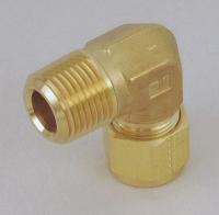 4EUG3 Male Elbow, A-LOK(R), Pipe 3/4 In, Brass