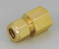 4CXF5 Female Connector, CPI(TM), 1/4 In, Brass