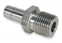 5UND3 Tube End Male Adapter, A-LOK(R), SS