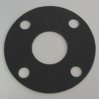 4CYV3 Flange Gasket, Full Face, 3/4 In, Viton