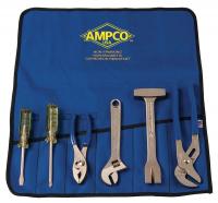 4CZ75 Tool Kit w/Pouch, Nonsparking, 6 Pc