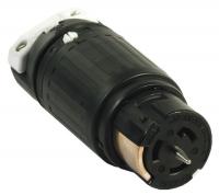 4D205 Twist-Lock Connector, 3 Pole, 4 Wire, 50A