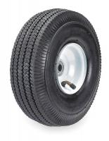 4DE47 Tubed Pneumatic Wheel, 10 In, 350 lb