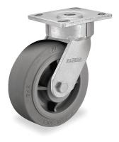4DE89 Rigid Plate Caster, 350 lb, 4 In Dia
