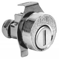4DEF5 Pin Tumbler Lock, Bright Nickel