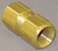 4DHP8 Spring Check Valve, 3/8 In, FNPT, Brass