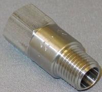 4DHV4 Spring Check Valve, 1/4 In, MNPTxFNPT, SS