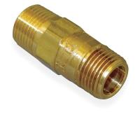 4DHV9 Spring Check Valve, 3/8 In, MNPT, Brass