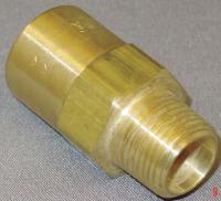 4DHW1 Check Valve, 3/8 In, FNPTxMNPT, Brass